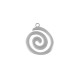 Ciondolo a Spirale in Acciaio Inossidabile 304 20 mm