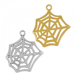Zamak Charm Cobweb 23mm