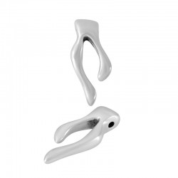 Zamak Pendant Coral 19x40mm (Ø2.8mm)