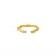 Bague en Laiton avec Vagues 22 x 3 mm