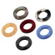 Plexi Acrylic Charm Round Frame Hollow 15mm
