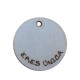 Pendentif en bois avec ´´ERES 'UNICA´´ 24mm