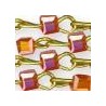 Gold / Mat Red AB