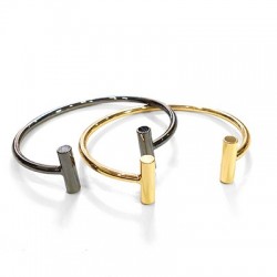 Bracelet Ajustable en Métal/Laiton 5x62mm avec 2 barres