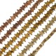 Αιματίτης Αστέρι Επίπεδο Περαστό 6mm Ø0.8mm (80τμχ) (40cm)