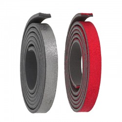 Leather Flat Cord w/ Glitter Effect 10mm
