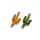 Connettore in Zama Cactus Smaltato 13x21mm