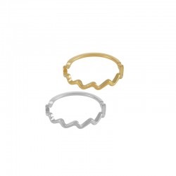 Stainless Steel 304 Ring Wave 19x3mm