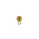 Orecchino a Sfera in Acciaio Inossidabile 304 con Anello da 6 mm