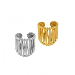Stainless Steel 304 Finger Ring 20x26mm