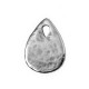 Ciondolo in Zama Goccia Martellata 26x19mm