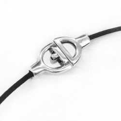 Fermoir en Métal/Zamak 29x15mm (Ø3,1mm)
