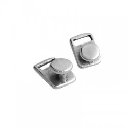 Chiusura a Gancio in Zama Gancio 10x15mm (Ø 7x2.2mm)