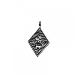 Zamak Pendant Rhombus 23x33mm