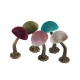 Champignon Décoratif en Velours 6 x 12 cm