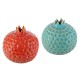 Ceramic Decorative Pomegranate 100x110mm