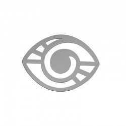 Stainless Steel 304 Evil Eye 63x85mm