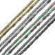 Hematite Tube Faceted 2x4mm (Ø1mm) (100pcs) (40cm)