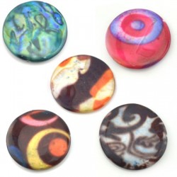 Shell Round Bead 30mm