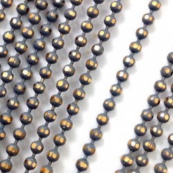 Chaîne en Métal/Laiton Coupe Diamant 3,2mm