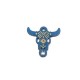 Wooden Pendant Bull's Head 25x21mm