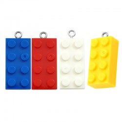Polyester Pendant Rectangular 15x31mm