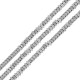 Hematite Washer Faceted 2x3mm (Ø0.9mm) (200pcs) (40cm)