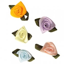 Flor de Tela Rosa