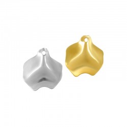 Brass Pendant Irregular 24x28mm