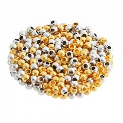 Brass Bead 2.5mm (Ø1mm)