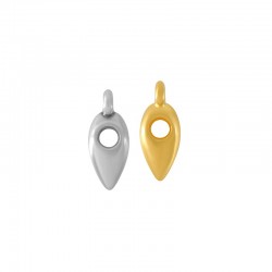 Zamak Charm Tooth 6x12mm
