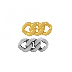 Zamak Connector Chain Rings 13x6mm