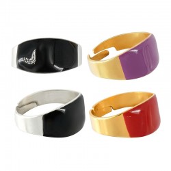 Brass Ring w/ Enamel 10mm