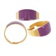 Brass Ring w/ Enamel 10mm