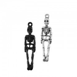 Zamak Pendant Skeleton 9x36mm