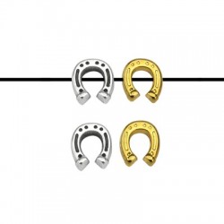 Zamak Lucky Slider Horseshoe 7x8mm (Ø1.6mm)