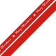 Polyester Ribbon "Merry Christmas" with Stars 10mm (~100yards)