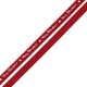 Nastro in Poliestere Merry Christmas con Stelle 10 mm (~100 Yarde)