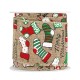 Cinta de Poliéster «Feliz Navidad» con Guirnaldas, 63 mm (Aprox. 10 Yardas)