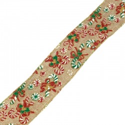 Polyester Ribbon w/ Candy 63mm (~10yards)