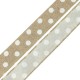 Polyester Ribbon with Polka Dots 38mm (~10yards)