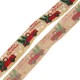 Ruban en Polyester « Merry Christmas » avec Voitures 50 mm (~10 Yards)