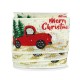 Ruban en Polyester « Merry Christmas » avec Voiture 50 mm (~10 Yards)