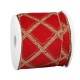 Polyester Ribbon with Rhombus 63mm (~10yards)