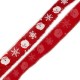 Nastro in Poliestere con Babbo Natale Rosso 50 mm (~10 Iarde)