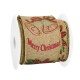 Ruban en Polyester « Merry Christmas » avec Fleurs 60 mm (~10 Yards)