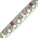 Ruban en Polyester avec Nains et Flocons de Neige 50 mm (~10 Yards)
