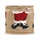 Polyester Ribbon with Santa Claus Boots 63mm (~10yards)