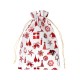 Christmas Pouch Bag with Symbols 16x23cm