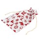 Christmas Pouch Bag with Symbols 16x23cm